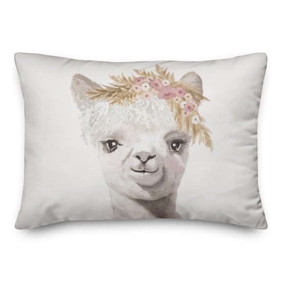 Creative Products Llama Baby 20 x 14 Spun Poly Pillow