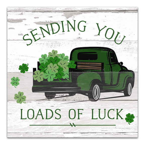 Creative Products Loads of Luck Truck 16 x 16 Canvas Wall Art