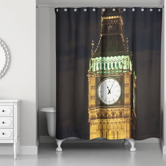 Creative Products London Lights 71x74 Shower Curtain