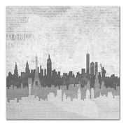 Creative Products London Paris New York Skyline 24x24 Canvas Wall Art