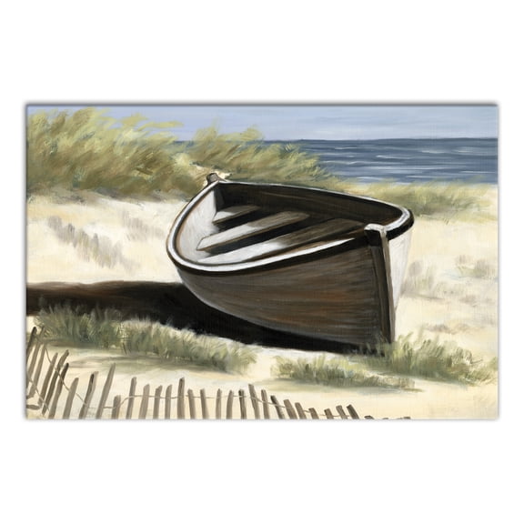 Creative Products Lonesome Boat 24 x 16 Canvas Wall Art