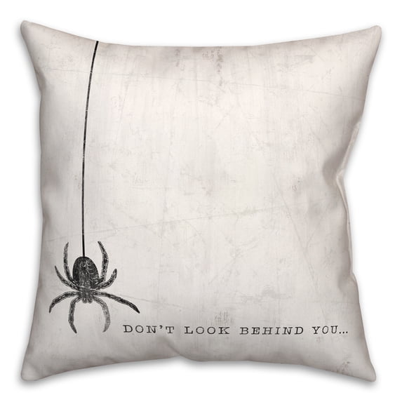 Creative Products Look Behind You Spider 16 x 16 Spun Poly Pillow