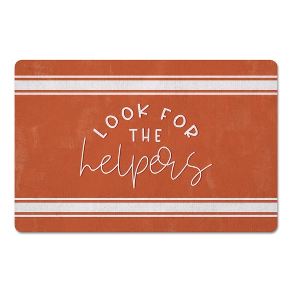 Creative Products Look For The Helpers 27x18 Floor Mat