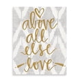 thumbnail image 1 of Creative Products Love Above All Else Ikat 16x20 Gallery Wrapped Canvas, 1 of 1