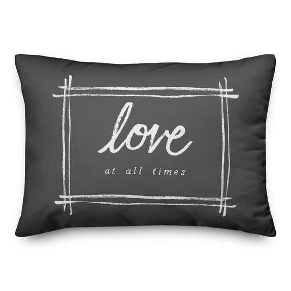 Creative Products Love At All Times 20 x 14 Spun Poly Pillow