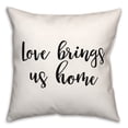 thumbnail image 1 of Creative Products Love Brings Us Home 18x18 Spun Poly Pillow, 1 of 2
