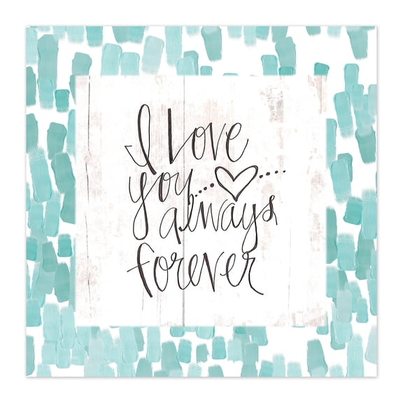 Creative Products Love Forever 12x12 Canvas Wall Art