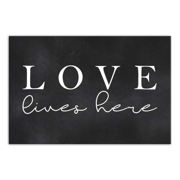 Creative Products Love Lives Here 20x30 Canvas Wall Art