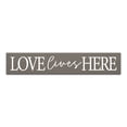 thumbnail image 1 of Creative Products Love Lives Here Gray 36x12 Canvas Wall Art, 1 of 4