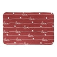 thumbnail image 1 of Creative Products Love Script Pattern 21 x 34 Bath Mat, 1 of 1