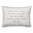 thumbnail image 1 of Creative Products Love Story 14x20 Spun Poly Pillow, 1 of 3