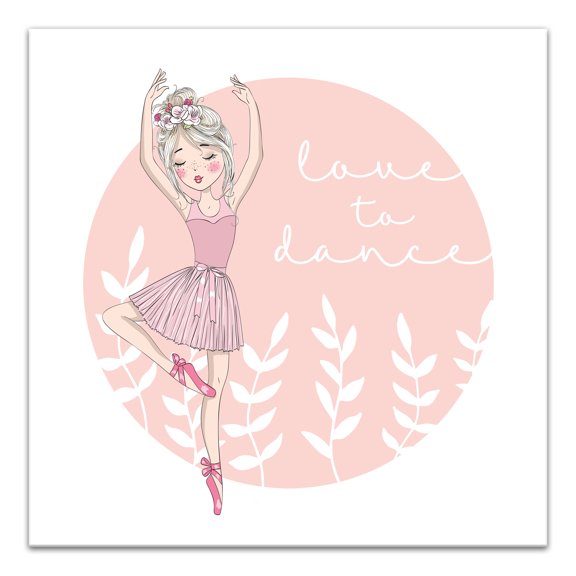 Creative Products Love to Dance 20x20 Canvas Wall Art