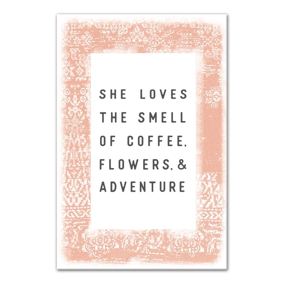 Creative Products Loves The Smell Of Coffee 12x18 Canvas Wall Art
