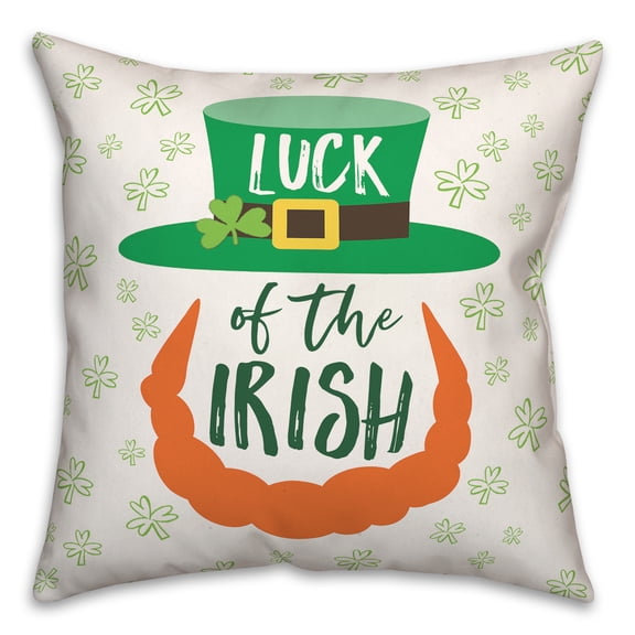 Creative Products Luck of the Irish 18x18 Spun Poly Pillow