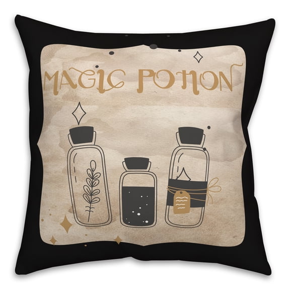 Creative Products Magic Potion Bottles 1 16 x 16 Spun Poly Pillow