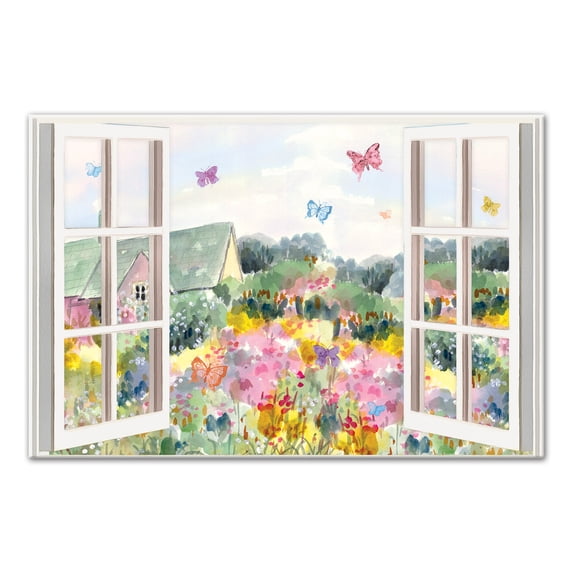 Creative Products Magical Butterfly Garden 20x30 Canvas Wall Art