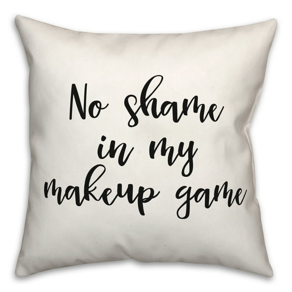 Creative Products Makeup Game 18x18 Spun Poly Pillow