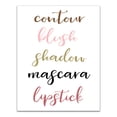 thumbnail image 1 of Creative Products Makeup Routine 11x14 Canvas Wall Art, 1 of 5