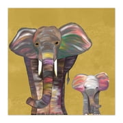 Creative Products Mama And Baby Elephant 12x12 Canvas Wall Art