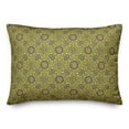 thumbnail image 1 of Creative Products Mandala Pattern in Green 14x20 Spun Poly Pillow, 1 of 2
