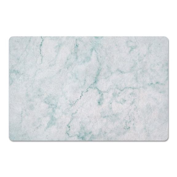 Creative Products Marble Texture Teal 18 x 27 Floor Mat