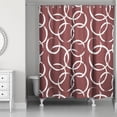 thumbnail image 1 of Creative Products Maroon Circles 71 x 74 Shower Curtain, 1 of 2