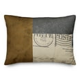 thumbnail image 1 of Creative Products Masculine Fiber Pattern 14x20 Spun Poly Pillow, 1 of 3