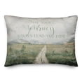 thumbnail image 1 of Creative Products May Your Journey Lead You Home 20 x 14 Spun Poly Pillow, 1 of 3