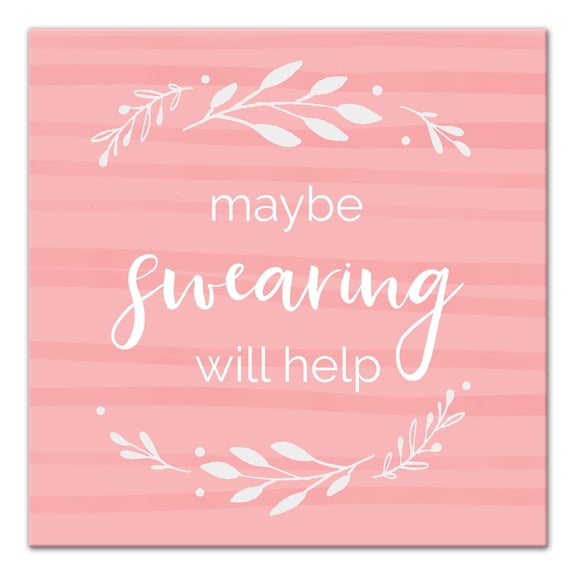 Creative Products Maybe Screaming Will Help 16 x 16 Canvas Wall Art