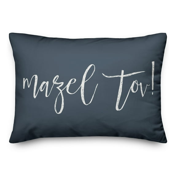 Creative Products Mazel Tov 14x20 Spun Poly Pillow