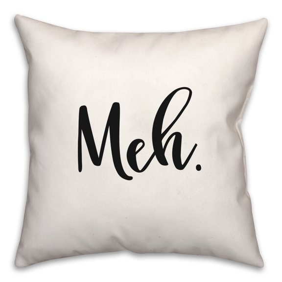 Creative Products Meh 18x18 Spun Poly Pillow