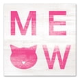 thumbnail image 1 of Creative Products Meow Pink 36 x 36 Canvas Wall Art, 1 of 5