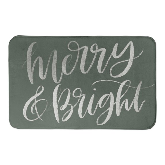 Creative Products Merry And Bright 21 x 34 Bath Mat