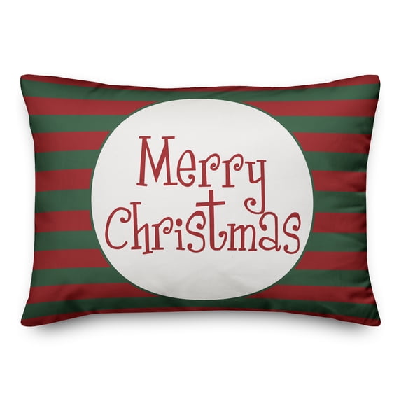 Creative Products Merry Christmas 14x20 Spun Poly Pillow