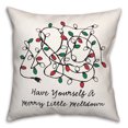 thumbnail image 1 of Creative Products Merry Little Meltdown 16 x 16 Spun Poly Pillow, 1 of 3