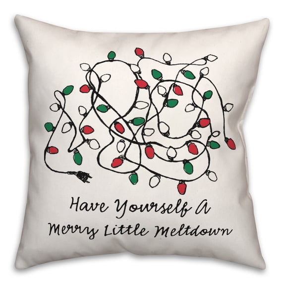 Creative Products Merry Little Meltdown 16 x 16 Spun Poly Pillow