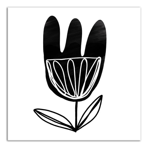Creative Products Mid Mod Flower 12x12 Canvas Wall Art