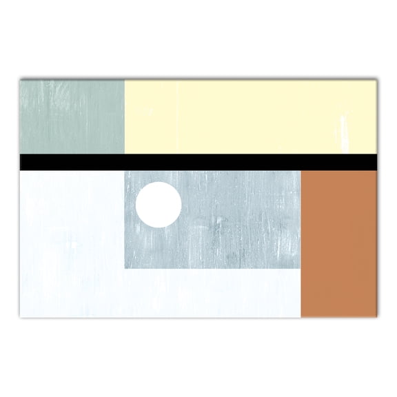 Creative Products Mid Mod Shapes And Lines 30x20 Canvas Wall Art