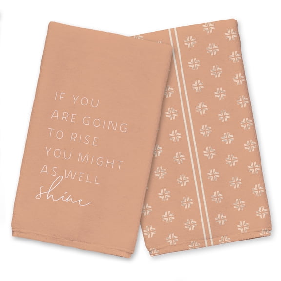 Creative Products Might as Well Shine 16 x 25 Tea Towel Set of 2