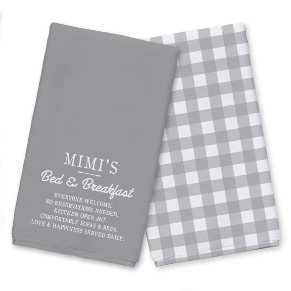 Creative Products Mimi's Bed and Breakfast 16 x 25 Tea Towel Set of 2