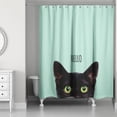 thumbnail image 1 of Creative Products Mint Hello Kitty  71x74 Shower Curtain, 1 of 2