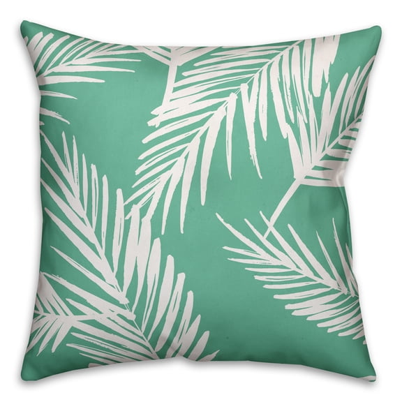Creative Products Mint Palms 26x26 Spun Poly Pillow