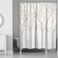 thumbnail image 1 of Creative Products Mocha Tree Silhouettes 71x74 Shower Curtain, 1 of 1