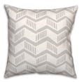 thumbnail image 1 of Creative Products Modern Gray Chevron 18x18 Spun Poly Pillow, 1 of 3