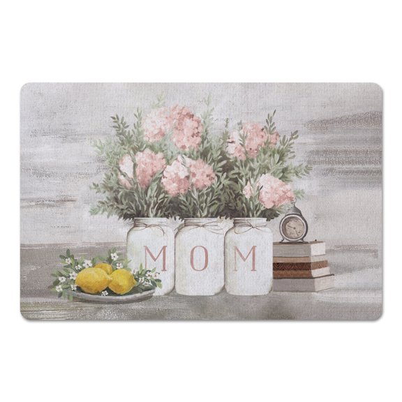 Creative Products Mom Floral Still Life 18 x 27 Floor Mat