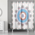 thumbnail image 1 of Creative Products Monogram Medallion Shower Curtain - B, 1 of 2