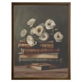 thumbnail image 1 of Creative Products Moody Poppy Still Life 18 x 24 Brown Framed Print, 1 of 5