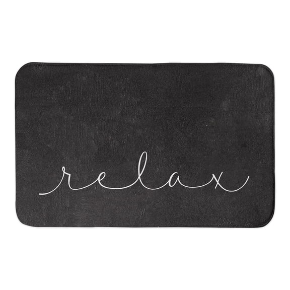 Creative Products Moody Relax Script 34x21 Bath Mat