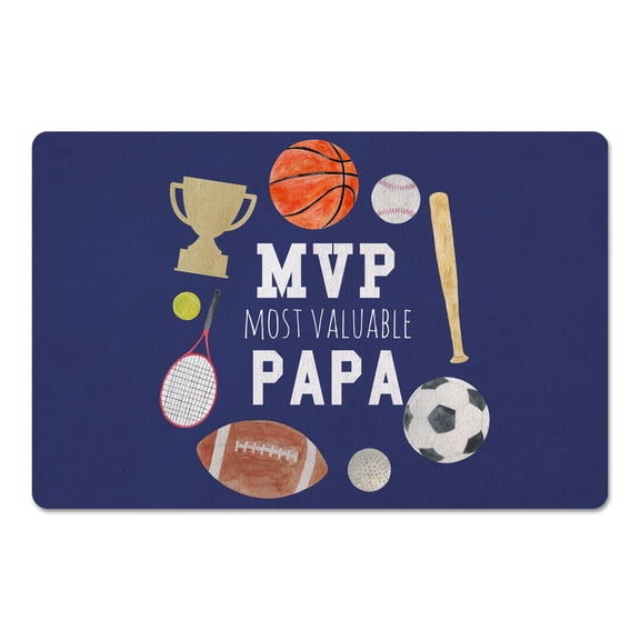 Creative Products Most Valuable Papa 18 x 27 Floor Mat