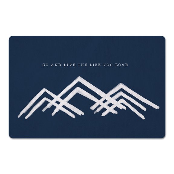 Creative Products Mountain Life 27x18 Floor Mat